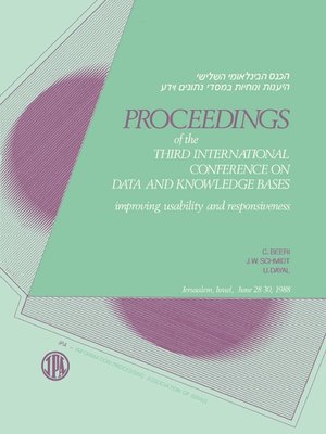cover image of Proceedings of the Third International Conference on Data and Knowledge Bases